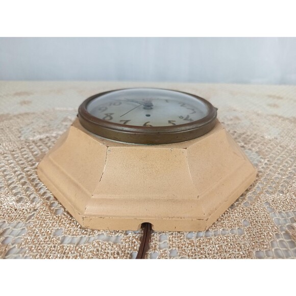 Sessions Electric Wall Clock Mid Century Wooden Body For Decoration/Restoration - Picture 4 of 7